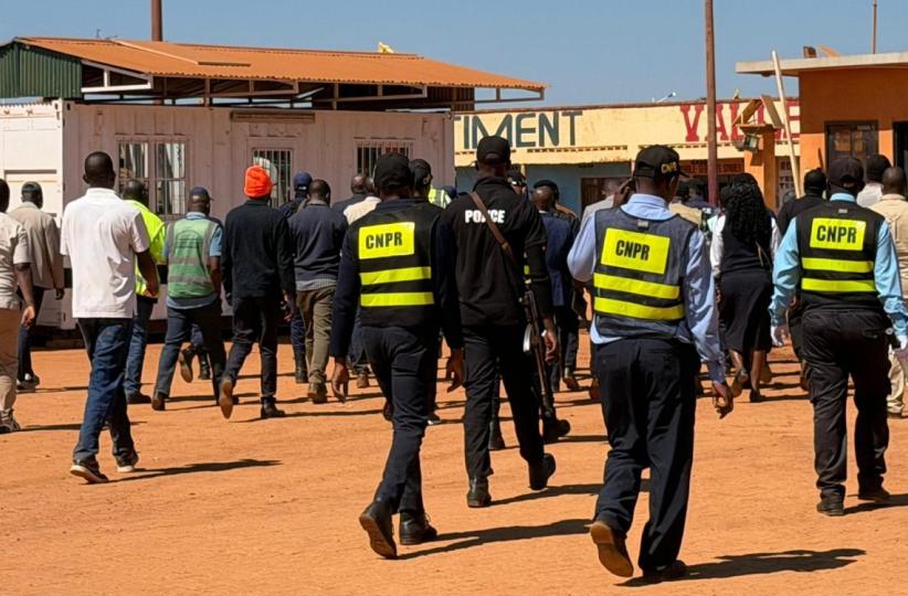 Illustration des opérations de contrôle des véhicules dans le Haut-Katanga 