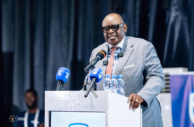 Le ministre des Mines ouvrant la DRC Mining Week 2026 à Lubumbashi.