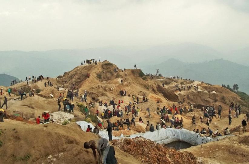 Site minier de Rubaya, au Nord-Kivu.