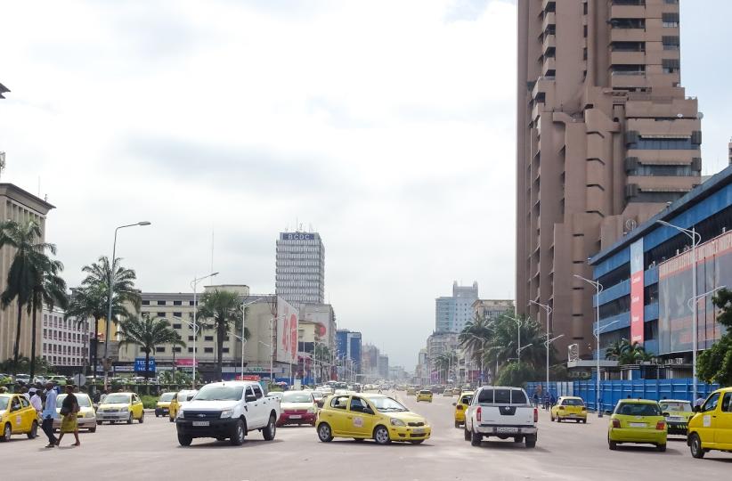 Le Boulevard le 30 juin à Kinshasa 